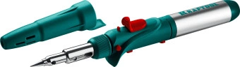 Газовый паяльник, 120 K, 30 - 120 Вт, 1300°С, горелка, фен, пьезоподжиг, набор 10 в 1, KRAFTOOL SolderGas 55503-H10 — фото 5