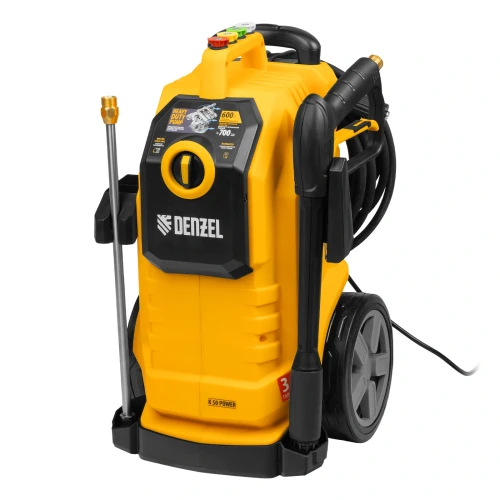 Моечная машина высокого давления K 50 Power, 2100 Вт, 150 бар, 600 л/ч, асинх. двиг. Denzel 58271 — фото 4
