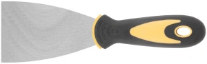 Шпатель, нерж.сталь, прорезиненная ручка 2,5" (63 мм) FIT 6694