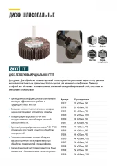 Диск лепестковый для дрели радиальный 50х20х6 мм Р 60 FIT 39588