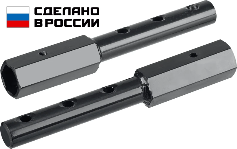 Удлинитель, НЕХ 32 - круг 30 мм, 2 шт., ЗУБР УД-3 707107-3 — фото 1