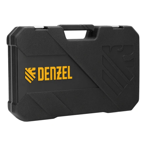 Набор инструментов, 1/2", 1/4", CrV, S2, пластиковый кейс, 64 предмета Denzel 15801 — фото 5