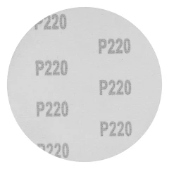 Круг абразивный на ворсовой подложке под "липучку", P 220, 125 мм, 10 шт Matrix 73870