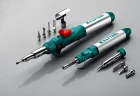 Газовый паяльник, 70 B, 30 - 70 Вт, 1300°С, горелка, фен, набор 8 в 1, KRAFTOOL SolderGas 55504-H8 — фото 17