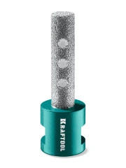 Вакуумная алмазная фреза пальчиковая, VS DIAMOND d 10 мм (М14, 50 мм), KRAFTOOL 29810-10