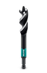 KRAFTOOL 3-Wave d12 мм, трехзаходное сверло по дереву с резьбовым центрующим острием (29513-12)