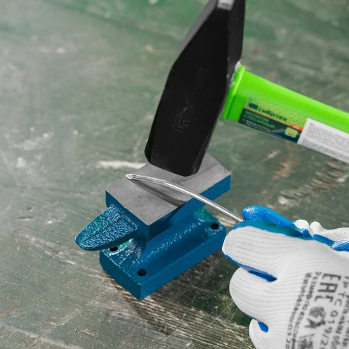 Наковальня кузнечная, однорогая, 450 гр. Сибртех 18680 — фото 11