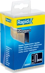 Супертвердые закаленные скобы, тип 606, 18 мм, 3600 шт, RAPID узкие 40303094