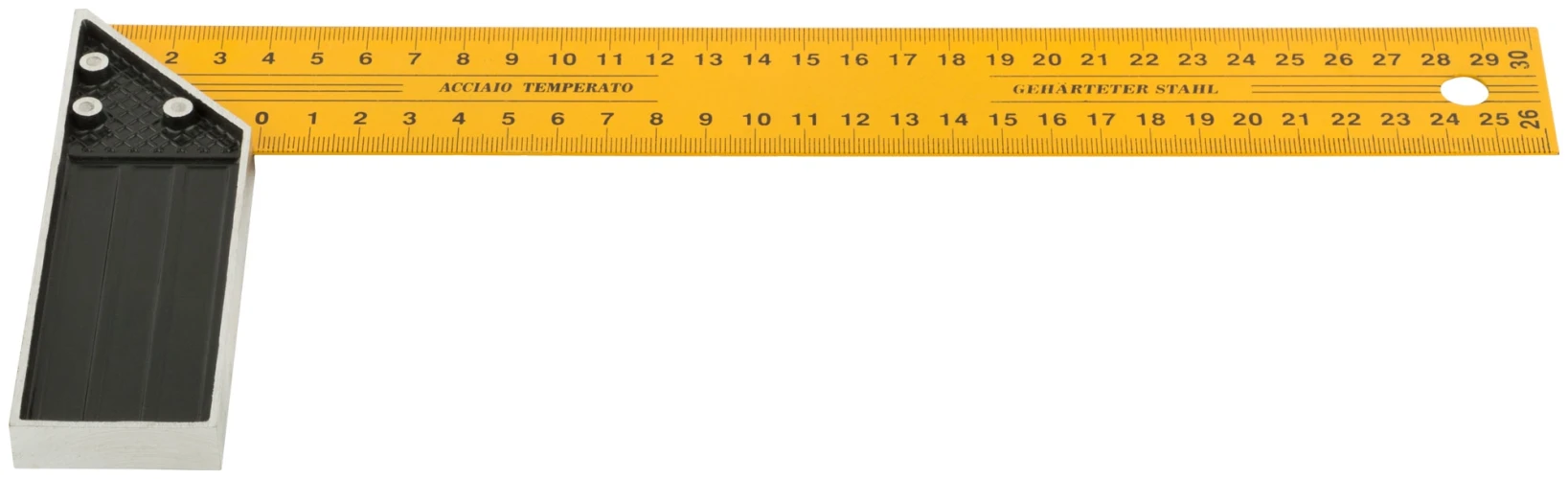 Угольник столярный желтый усиленный 300 мм FIT 19430 — фото 4