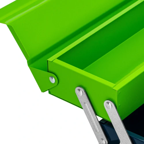 Ящик для инструмента, 430 х 200 х 160 мм, три секции, металлический Сибртех 90750 — фото 8