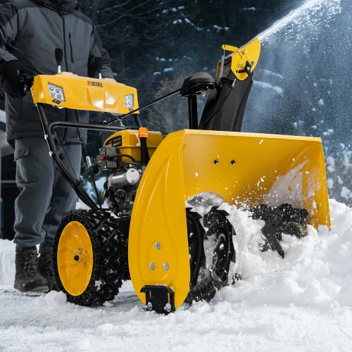 Бензиновая снегоуборочная машина SBM 610S PRO, 212 cc, электростартер, фара, обогрев Denzel 97654 — фото 31