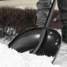 Лопата для уборки снега пластиковая, 400х417х1390 мм, алюминиевый черенок PALISAD 61395 — фото 9