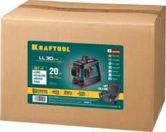 Лазерный нивелир, KRAFTOOL LL 3D #4 34640-4