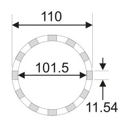 Съемник гайки задней оси 3/4” DR 101.5мм 12PT (MERCEDES) JTC-5164