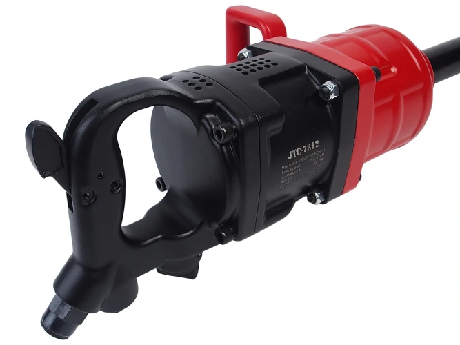 Гайковерт пневматический 1" 3390Нм 3800об/мин. 351л/мин. 90PSI шпиндель 228мм ударный L=612мм JTC-7812 — фото 3