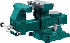 Слесарные тиски, Reversible 165 мм, расход 324 мм, KRAFTOOL 32705-165