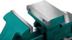 Слесарные тиски, Reversible 165 мм, расход 324 мм, KRAFTOOL 32705-165