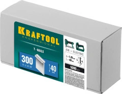 Гвозди тип 300 (47/J/ F), 40 мм, калибр 18GA. 5000 шт, KRAFTOOL 31785-40