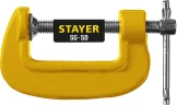 Чугунная струбцина G, 50 мм, STAYER SG-50 3215-050_z02 — фото 2