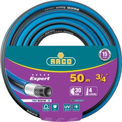 Поливочный шланг, 3/4", 50 м, 30 атм, четырёхслойный, армированный, RACO EXPERT 40302-3/4-50_z01