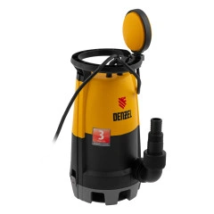 Дренажный насос для чистой и грязной воды DP-600S, 600 Вт, напор 7 м, 13000 л/ч Denzel 97268